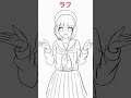【メイキング】しかのこのこのここしたんたん×有馬かな【推しの子】#animation #描いてみた #イラスト