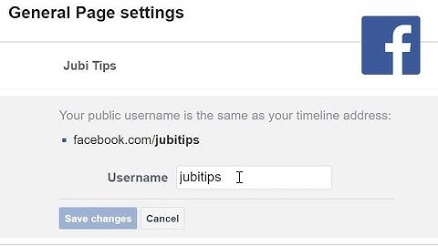 How to change the username or URL of a Facebook page 2024
