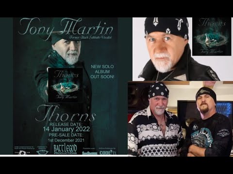 ex-Black Sabbath vocalist Tony Martin new album "Thorns" ne song out - pre orders now up!