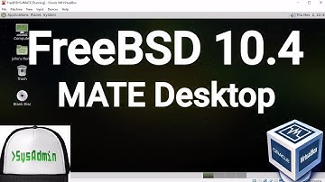 FreeBSD 10.4 Installation + MATE Desktop + Apps + Guest Additions on Oracle VirtualBox [2017]