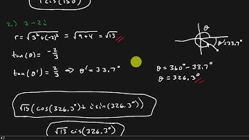 Trigonometry - Trigonometric Form Of Complex Numbers
