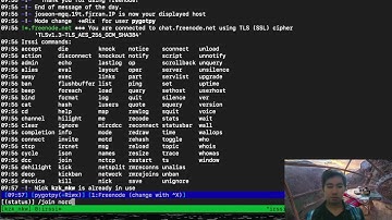Criando chat via irssi