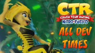 CTR Nitro Fueled: ALL DEVELOPER TIMES (Handcam + Custom Music)