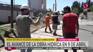 Esteban Echeverría: gran avance de la obra pública en la ciudad de 9 de abril