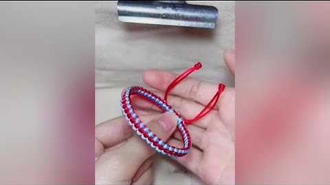 Hướng dẫn cách thắt dây vòng đeo tay đơn giản và đẹp mắt