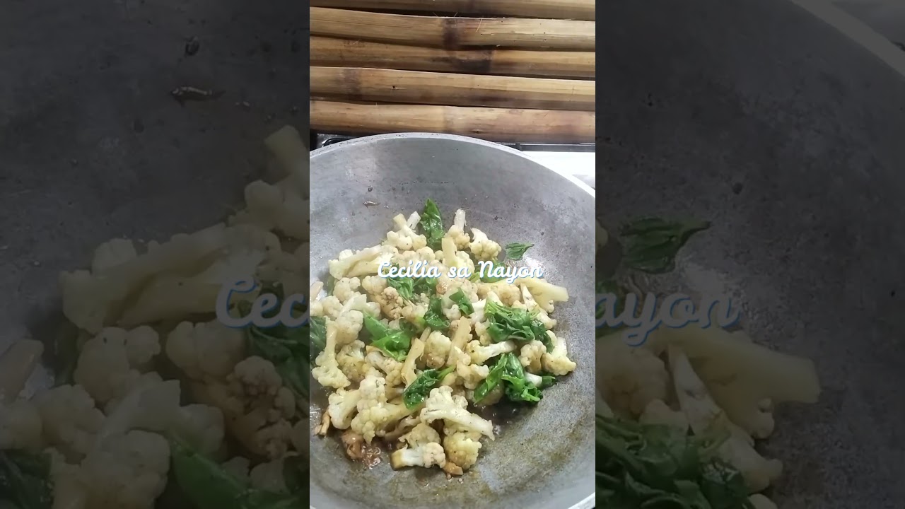 spinach cauliflower medley  