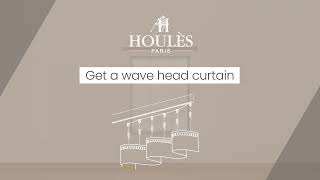 How to make a wave head curtain ?