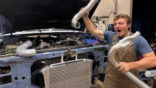 Installing an Intercooler on my 7.3 Powersroke Diesel OBS Ford F-350: upgrading Part 2