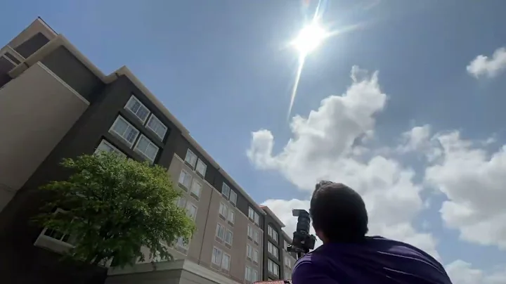 Dallas Texas Total solar eclipse timelapse 4/8/2024