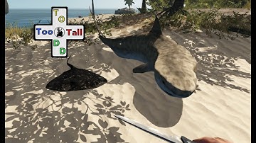 Stranded deep - killing a shark with a pocket knife