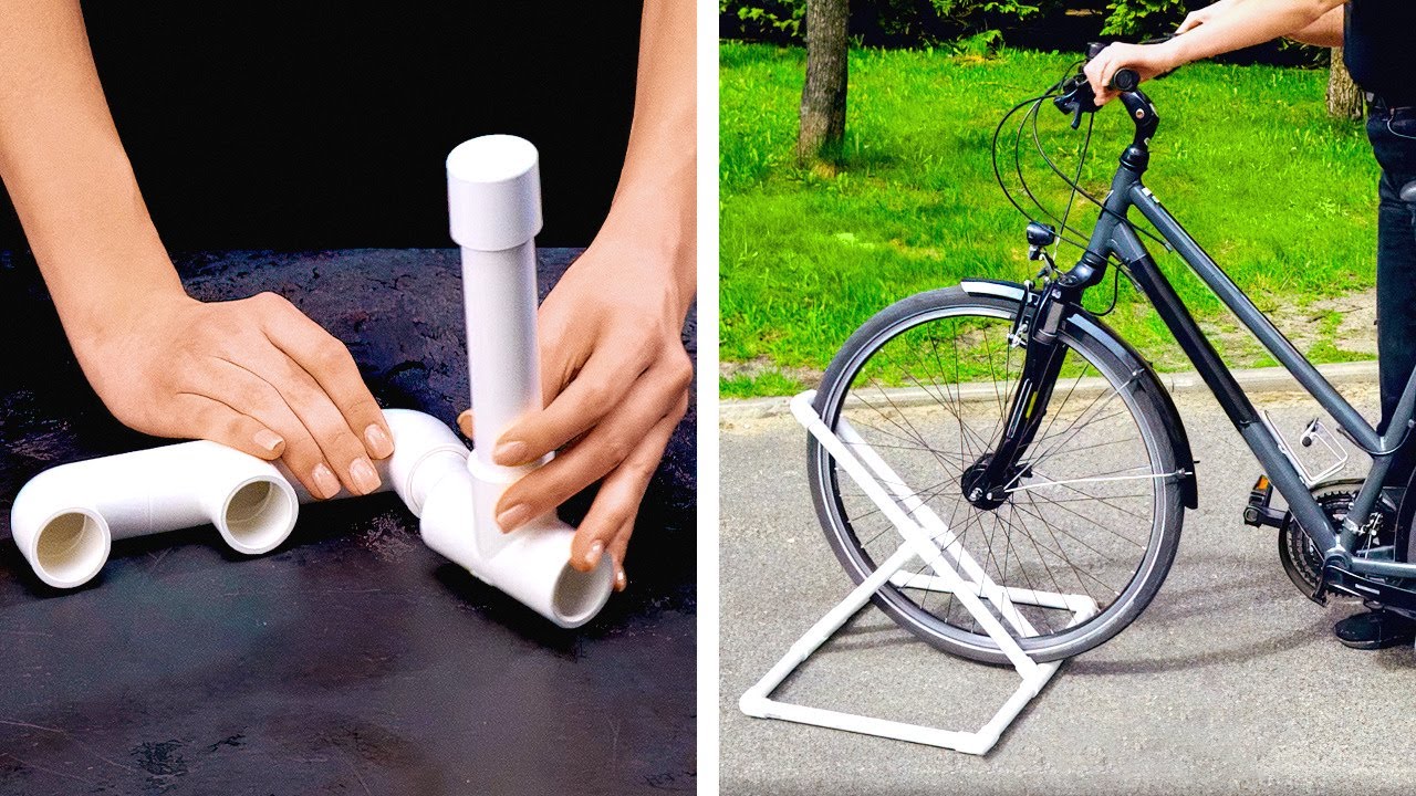 PVC PIPES CRAFTS to help you at home, garden and organization YouTube