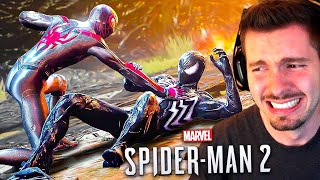 SPIDER MAN 2 PS5 - A batalha PETER vs MILES MORALES! (INCRÍVEL)