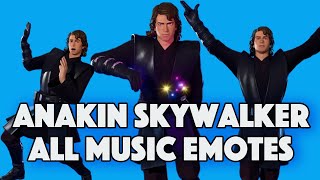 Anakin Skywalker Dances All Music Emotes -FORTNITE Star Wars