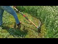 Косьба неизвестной  травы(продолжение ЖАРЫ). Scything.