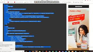 part-17 Android app frontend&backend Testing login and register || by Techies Time