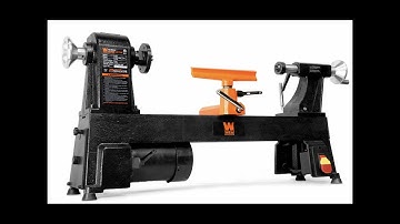 WEN 12"/18" 5-speed Benchtop wood lathe unboxing!!!!!
