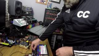 'S Gone - CALC- Novation Circuit controlling 0-Coast, ARP 2600, Leploop and a ton of other stuff.