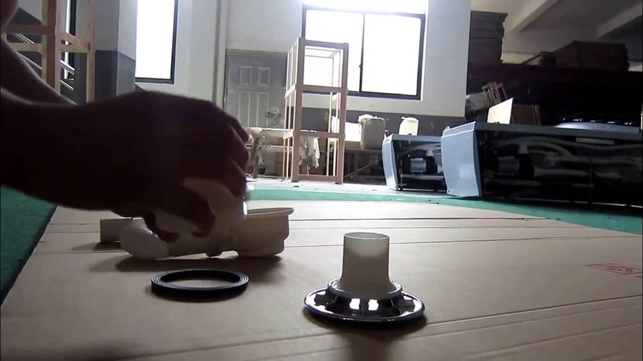 How to Build up a 90mm high flow shower waste YouTube