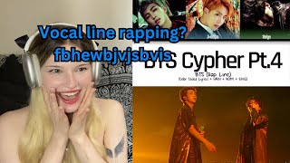 Reacting to BTS | DDAENG (Vocal Line), CYPHER 1,2,3,4, Save Me MV