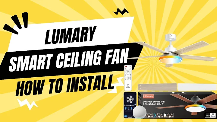 How to install the Lumary Smart ceiling fan 