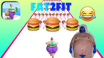 Fat 2 Fit! Gameplay Mobile All Levels ios, Android Walkethrough Max Levels 22,23