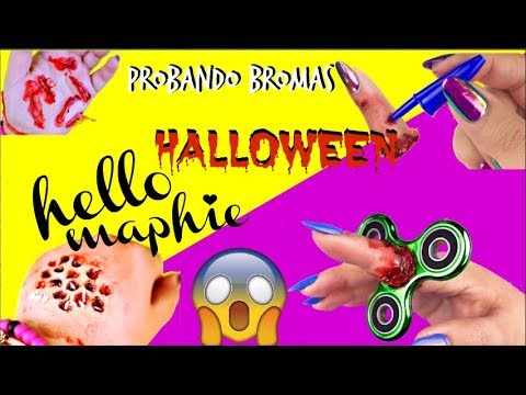 PROBANDO DIY/ BROMAS HALLOWEEN DE HELLOMAPHIE @SweetyYR