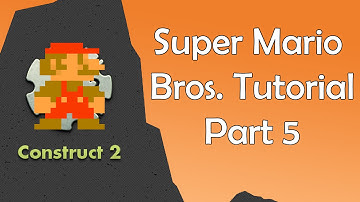 Construct 2 Tutorial - Super Mario Bros: Mario growing, shrinking and dying (Part 5)