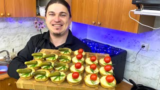 ЗАКУСКА которая вам ПОНРАВИТСЯ с ПЕРВОГО КУСОЧКА!! 2 ВКУСНЕЙШИЕ НАЧИНКИ для ТАРТАЛЕТОК на Праздник!