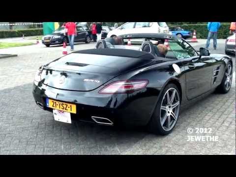 Mercedes-benz SLS AMG Roadster Engine Start Up And Acceleration Sound!! (1080p Full HD)