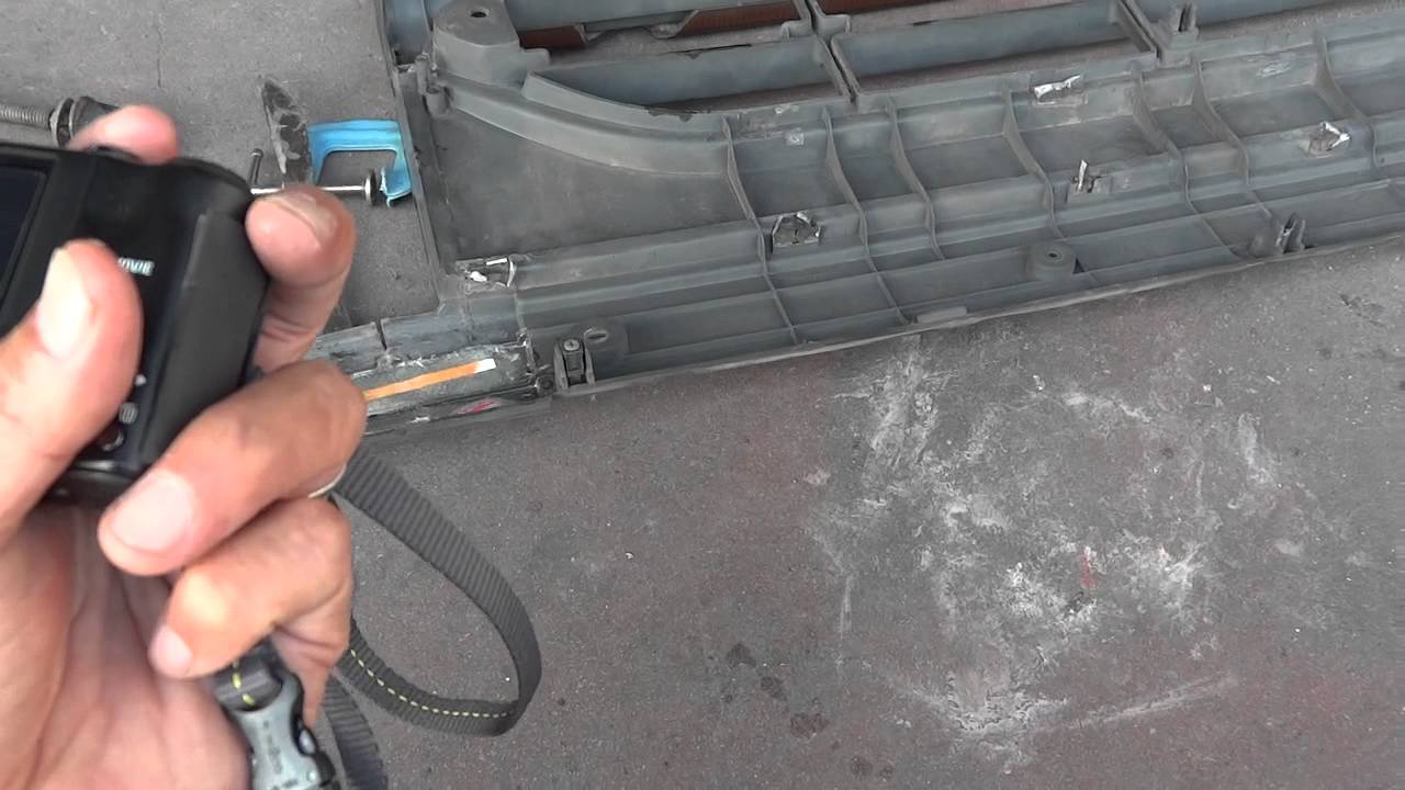 エアロパーツ 割れ 破損 亀裂 自分でプラスチック修理 Frp接着補強で直す11 Youtube