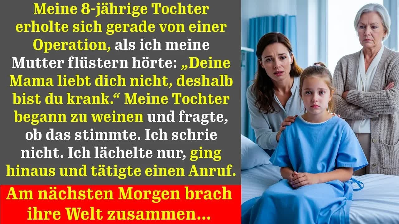 Der Anruf, den ich nach dem Krankenhaus machte, ließ die Welt meiner Mutter zerbrechen…