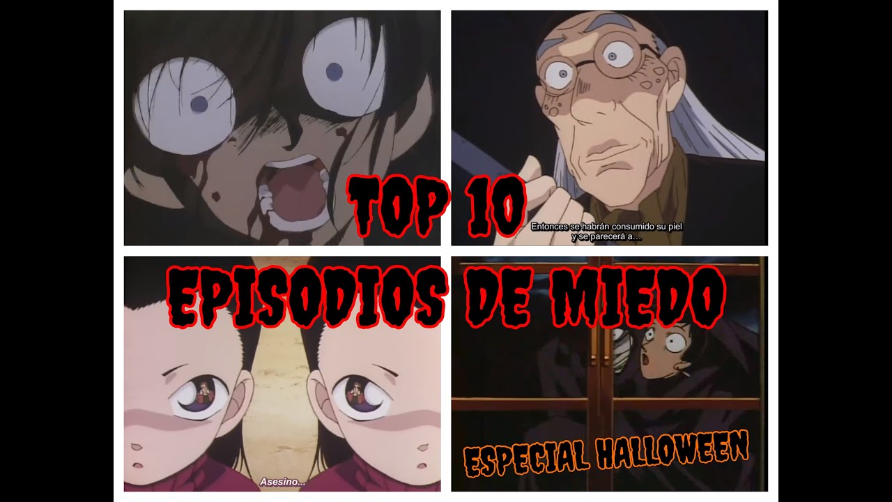 TOP 10 EPISODIOS MIEDO DETECTIVE CONAN || Especial Halloween