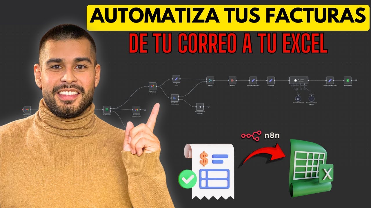 Automatiza tus Facturas con n8n: De Gmail a Excel