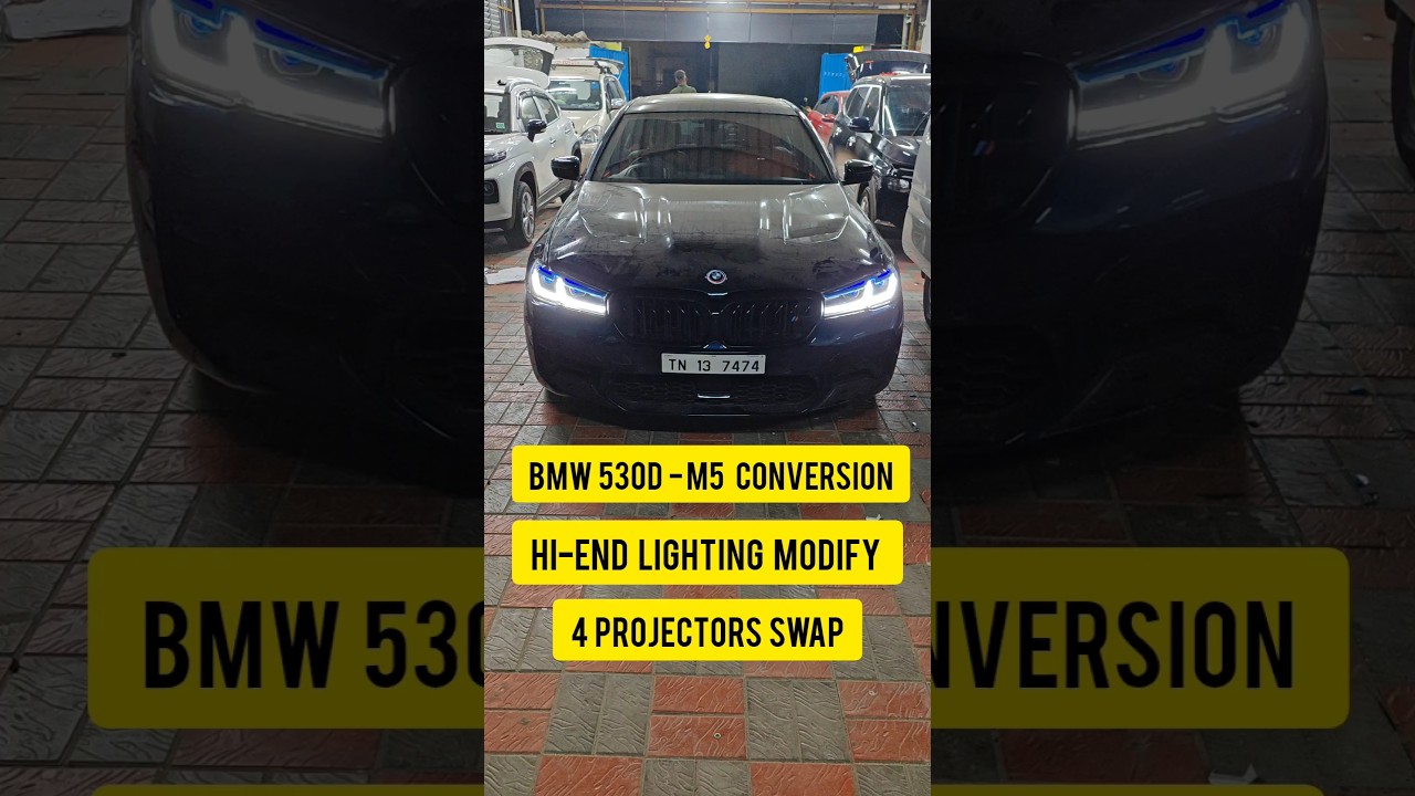 BMW 530D - M5 Conversion Hi-End Lighting Modification 