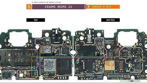 redmi A3 charging and data schematic diagram solution