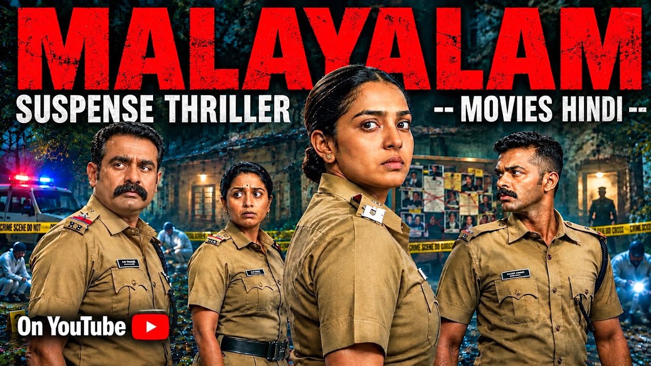 Top 8 Best Malayalam Suspense Thriller Movies in Hindi | 2026 South Murder Mystery Movies in Hindi