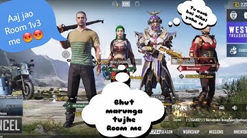 3 Random Players call me noob / Challenge for 1V3 TDM Room (Part 1)