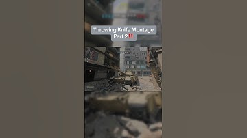 Throwing Knife Montage Part 2‼️ #cod #mw3 #montage