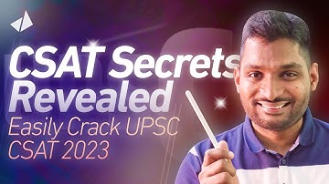 Easily Crack UPSC CSAT 2023 | CSAT Secrets Revealed | Magical Masterclass by Zeeshan sir