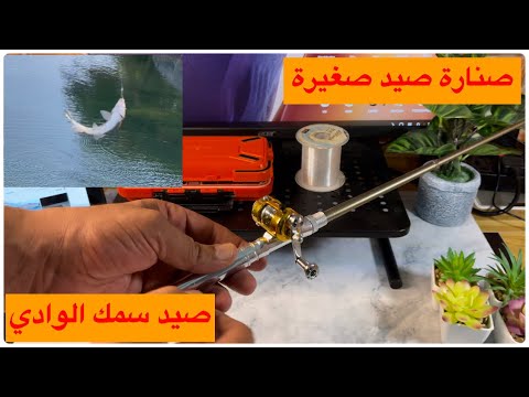 صنارة صيد السمك صغيرة الحجم