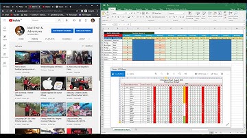 How to Calculate Attendance with Average Score using Excel (Tagalog)