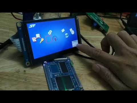 ST-emWin with STM32F429 LCD 4.3 inch LTDC capacity touch. - YouTube
