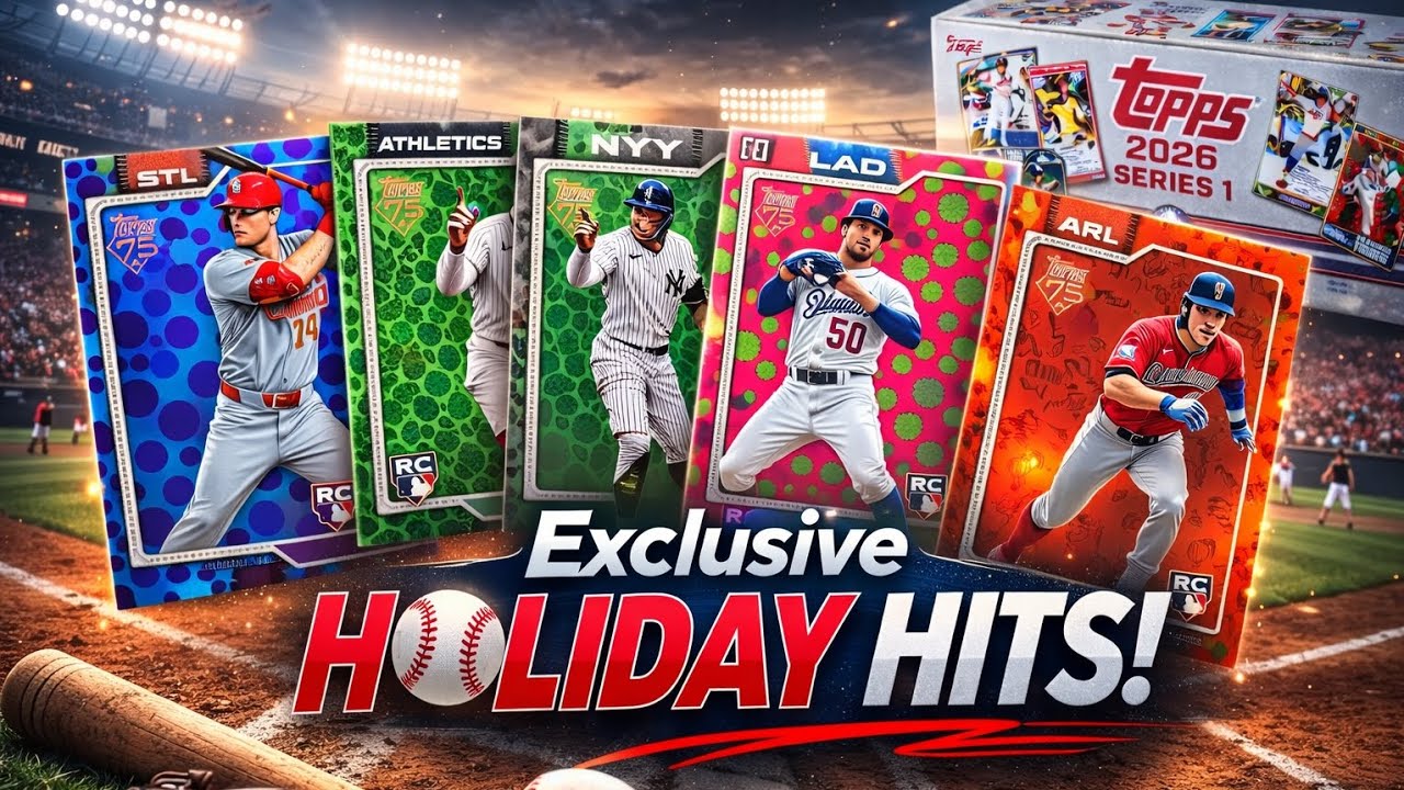 2026 TOPPS SERIES 1 SPRING HOLIDAY TINS! - SPRING HOLIDAY EXCLUSIVE SUPERSTAR HITS!