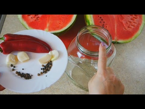 Арбузы с ПЕРЦЕМ. Маринованные арбузы на зиму, цыганка готовит. Gipsy cuisine.