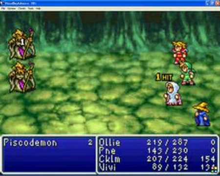 Final Fantasy 1 DOS - Boss 3 Piscodemon