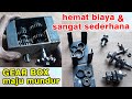 MEMBUAT GEARBOX MAJU MUNDUR SEDERHANA