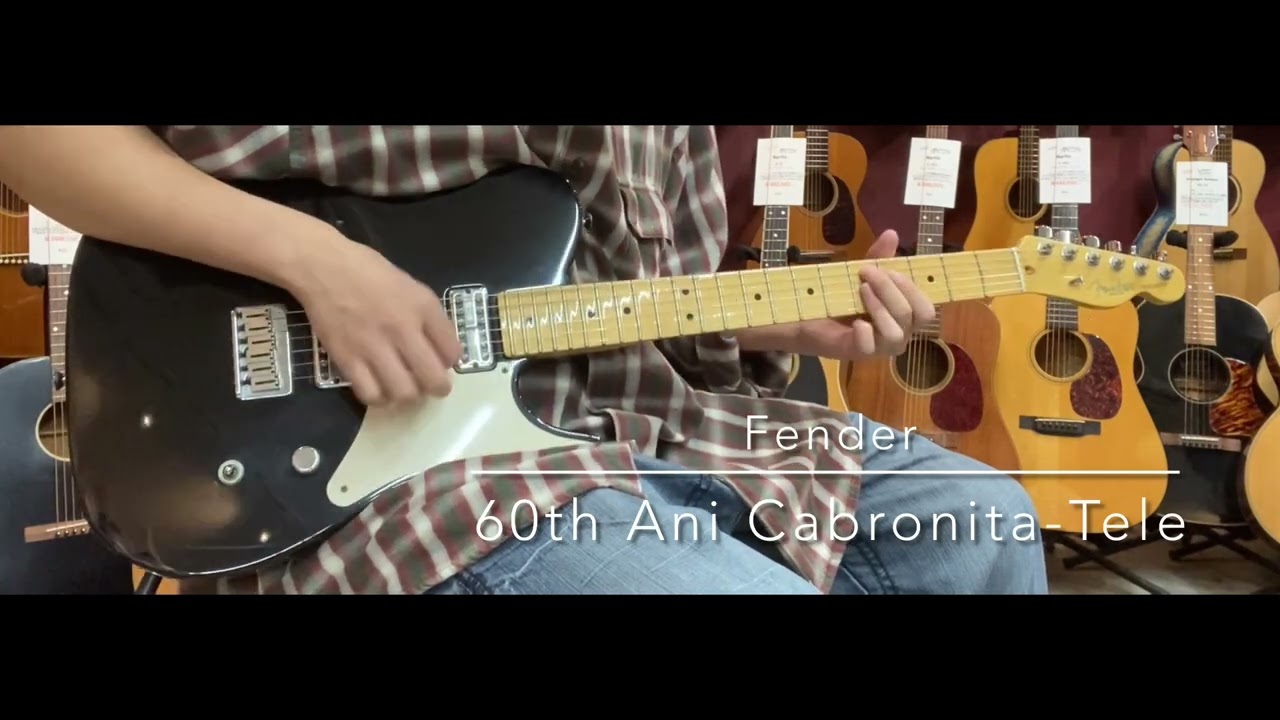 テレキャスター　Fender USA Tele-Bration 試奏動画】Fender USA Tele-Bration Limited 60th Anniversary