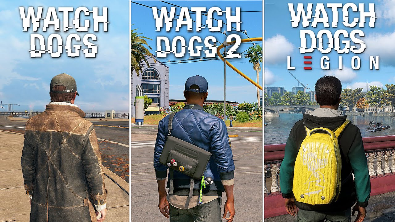 Watch Dogs Vs Watch Dogs 2 Vs Watch Dogs Legion - Physics And Details  Comparison - Youtube