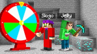 MYSTERY WHEEL DECIDES What We MINE! (Minecraft)