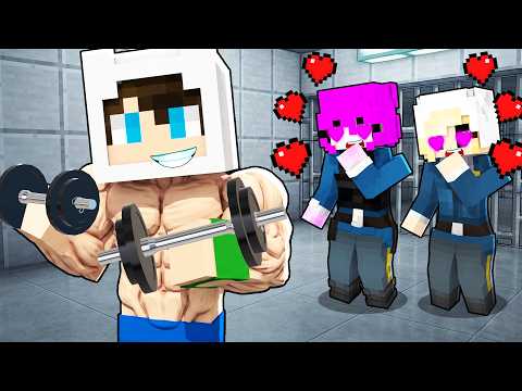 KIZ POLİSLER BENİMLE DALGA GEÇTİ, BEN DE DEV KASLI ADAM OLUP KIZLARI TAVLADIM 😱 Minecraft